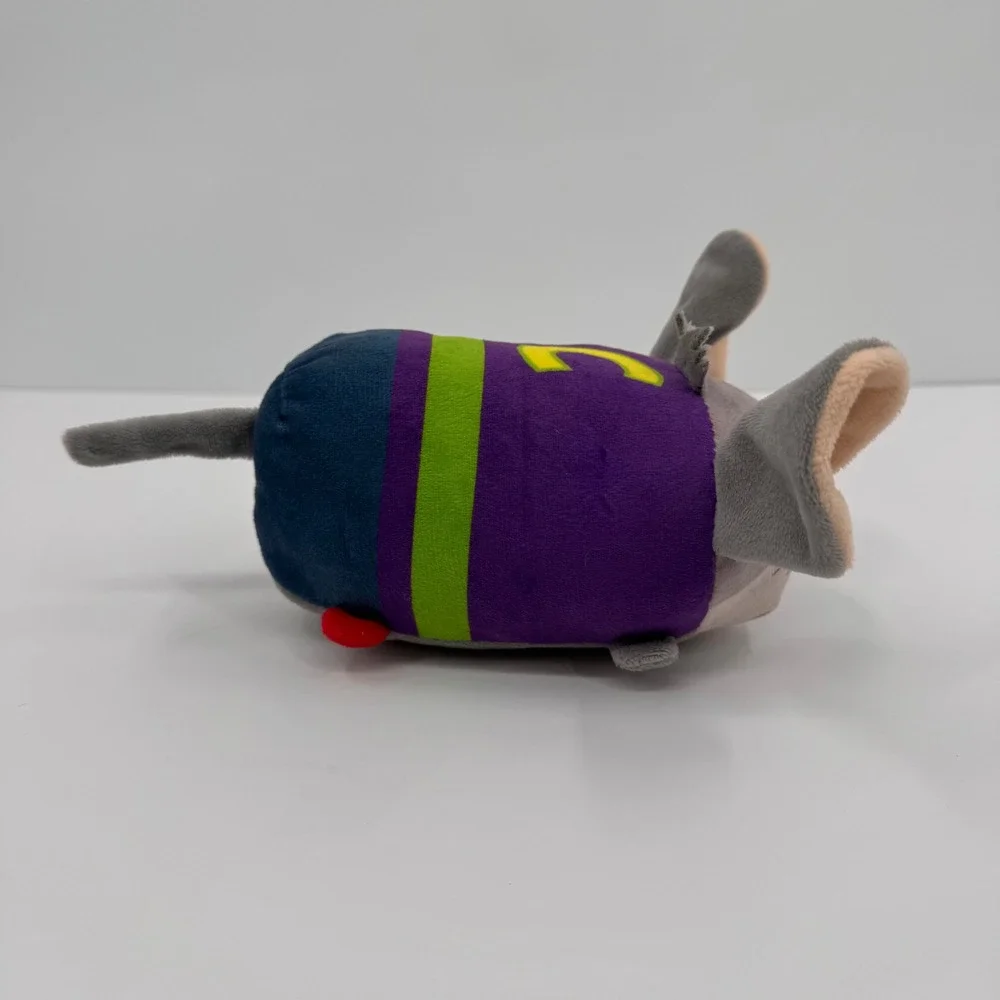 Chuck E Cheese Stackable Plush Mouse Mascot Purple Green Blue C Logo